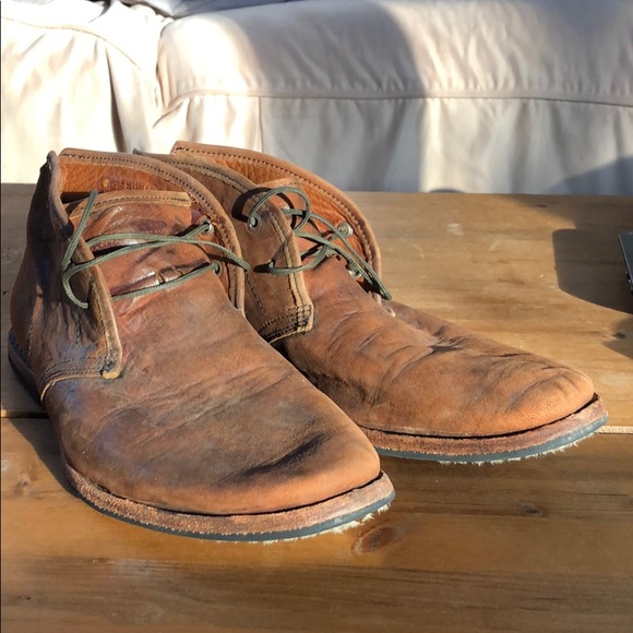 brown chukkas
